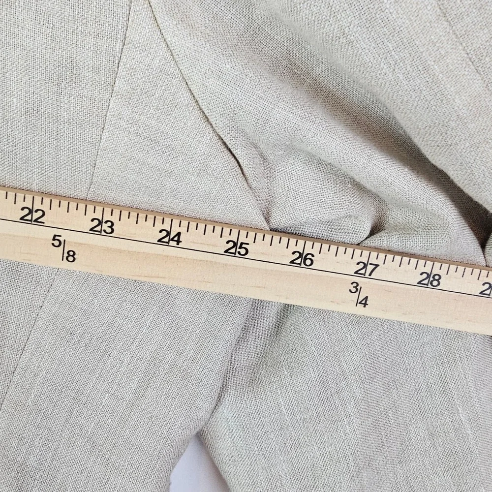Jos. A. Bank Mens 48R Blazer Linen Wool Blend Tan Sport Coat Two Button Beige